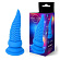 Синий фантазийный анальный стимулятор-щупальце - 12,5 см.