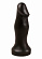 Чёрный анальный фаллоимитатор с ограничительным основанием - 14 см.