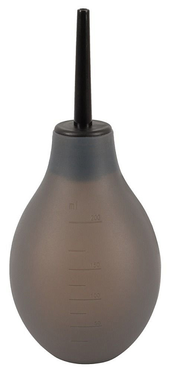 Дымчатый анальный душ с 3 насадками