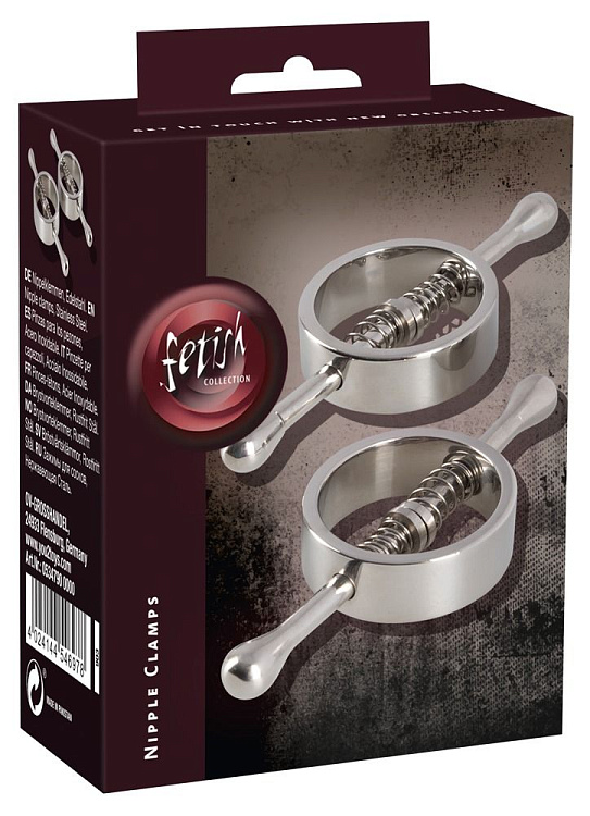 Зажимы на соски на пружинах Nipple Clamps