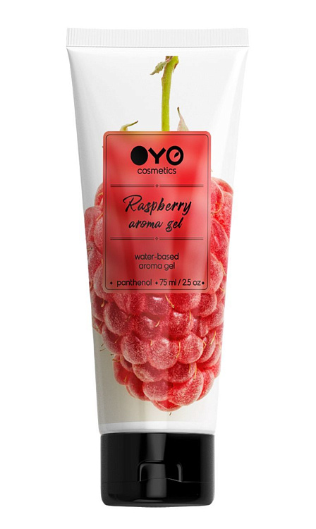 Лубрикант на водной основе OYO Aroma Gel Raspberry с ароматом малины - 75 мл. FFF