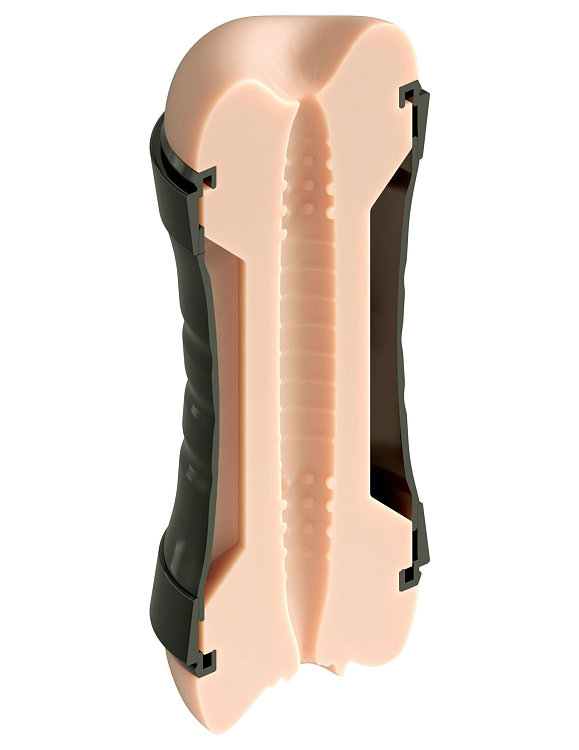 Двусторонний мастурбатор в колбе Super Flip-A-Pussy Over