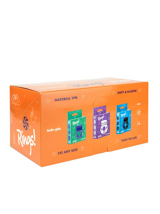 Бокс из 12 эрекционных колец Axle-pin