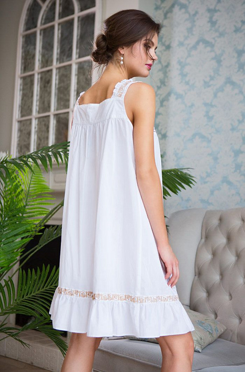 Сорочка средней длины Helene из хлопка