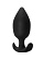 Чёрная анальная пробка Insatiable - 10,5 см.