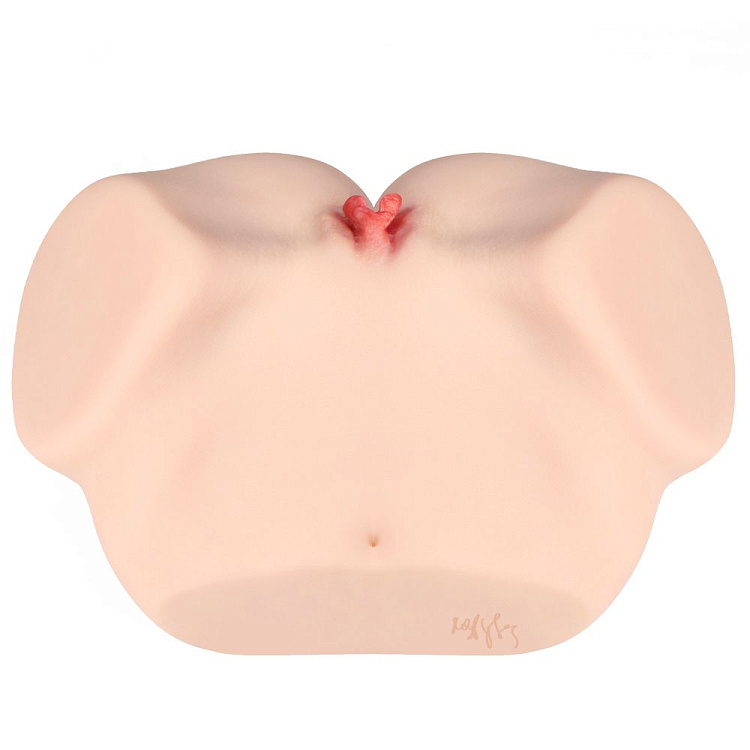 Мастурбатор-полуторс с двойным слоем материала Jenny Onahole Real Vagina