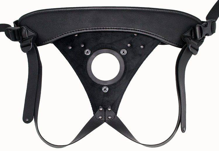 Гигантский фаллоимитатор в комплекте с трусиками - 26 см.