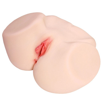 Мастурбатор-полуторс с двойным слоем материала Jenny Onahole Real Vagina