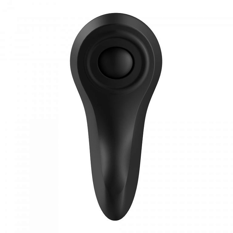 Чёрный вибромассажер в трусики Little Secret