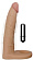 Телесная насадка-вибратор для двойного проникновения - 17 см.