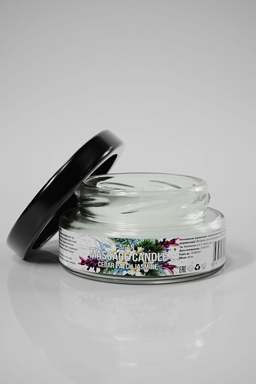 Массажная свеча «Кедр - Пачули - Жасмин» - 50 мл.