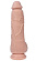 Реалистичный фаллоимитатор REAL с мошонкой на присоске - 21 см.