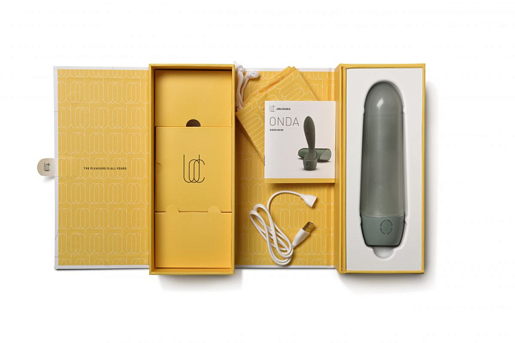 Зеленый стимулятор точки G Onda G-Spot Massager - 19,5 см.