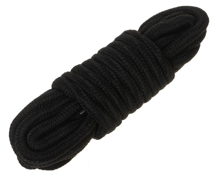 Черная веревка для бондажа - 5 м.