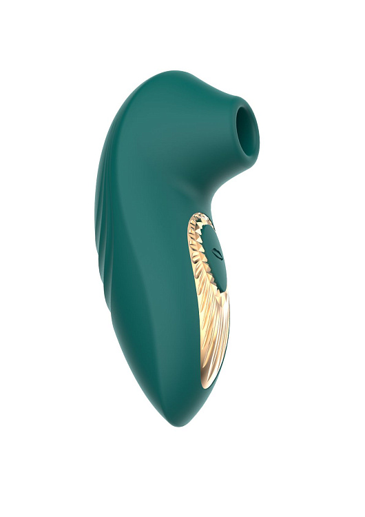 Зеленый вакуумный стимулятор клитора