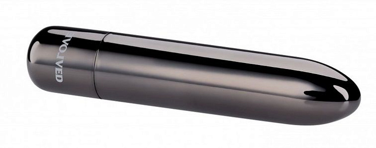 Черная вибропуля Real Simple - 10 см.