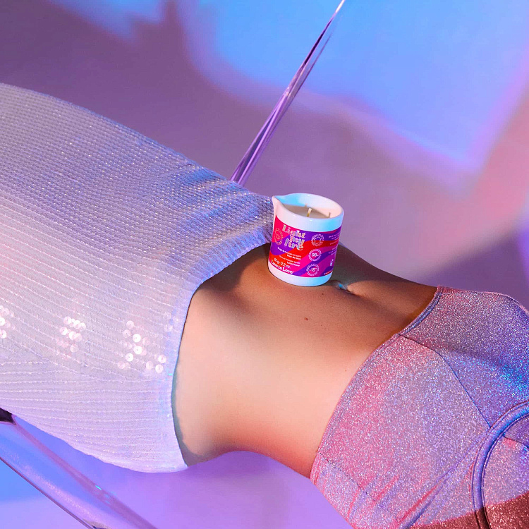 Массажная свеча Light My Fire Monoi с ароматом моной - 65 гр.