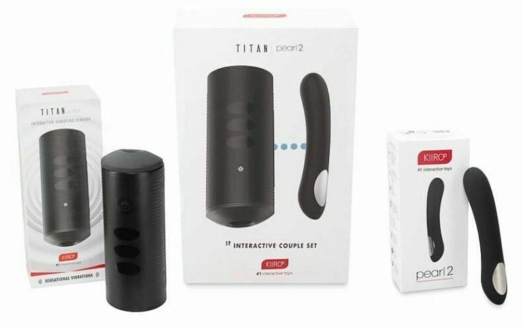 Набор для секса на расстоянии: мастурбатор Titan и вибратор Pearl 2