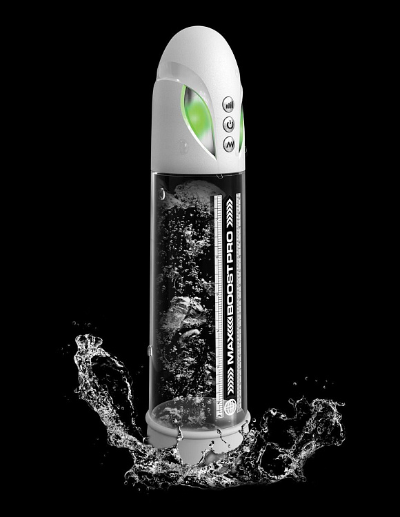 Белая вакуумная автоматическая помпа Max Boost Pro Flow