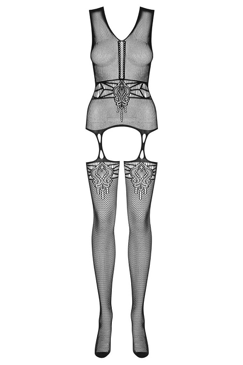 Пикантный комбинезон с изысканным принтом