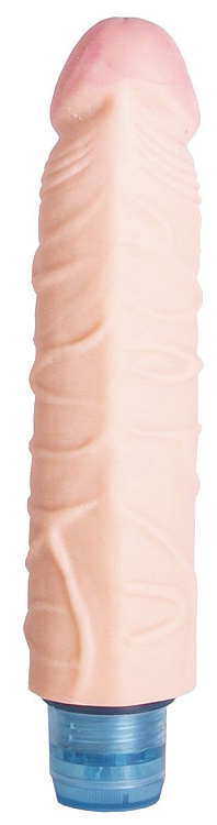 Телесный вибромассажёр Vibro Realistic Cock Dildo - 17,4 см.