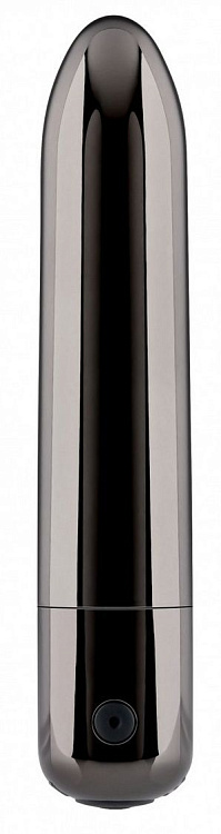 Черная вибропуля Real Simple - 10 см.