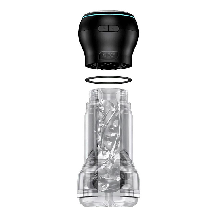 Набор PowerBlow   Feel Pocket Stroker Crystal: мастурбатор и интерактивная насадка