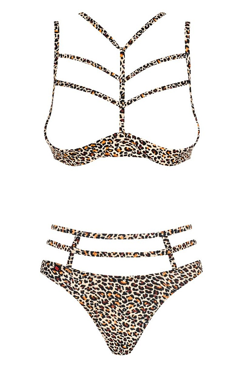 Пикантный комплект Selvy с открытой грудью