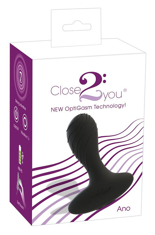 Анальная вибровтулка Ano - 10,5 см.