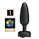 Черная анальная вибропробка с подсветкой Tarion - 12,5 см.