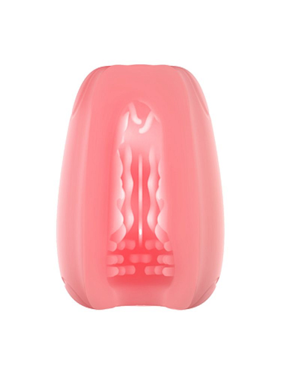 Розовый мастурбатор-яйцо Bisedze