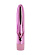 Розовый глянцевый пластиковый вибратор - 14 см.